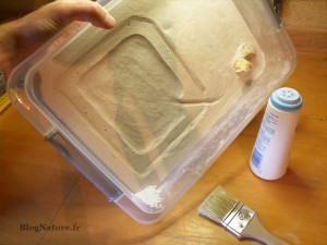 8. "Talcage" des parois